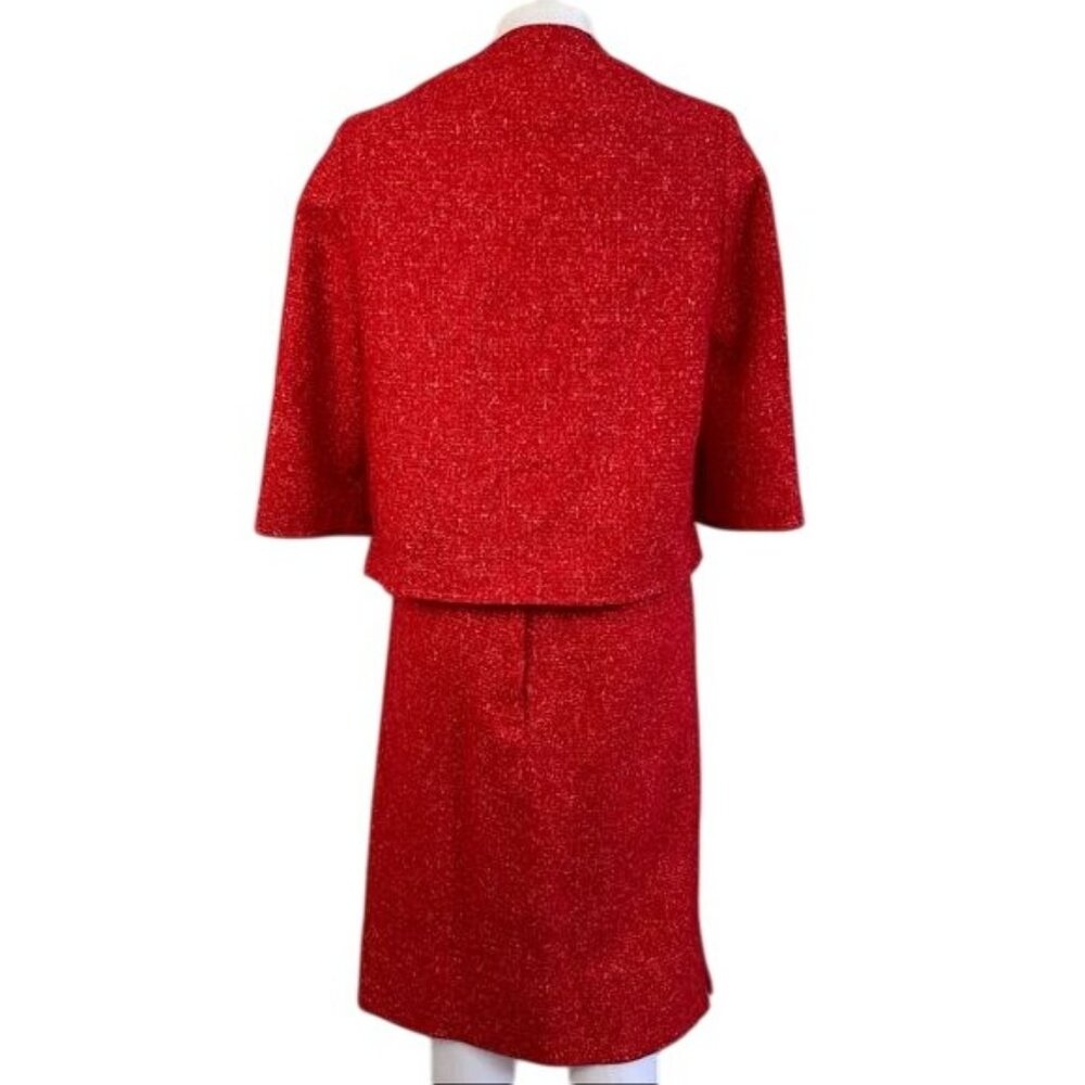 Vintage Handmade Wool 2 Piece Suit Skirt Set Size S/M - Picture 11 of 13
